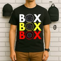 Formula Racing Car Box Box Box Radio Call To PitBox Car Race T-Shirt