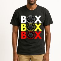 Formula Racing Car Box Box Box Radio Call To PitBox Car Race Tall T-Shirt