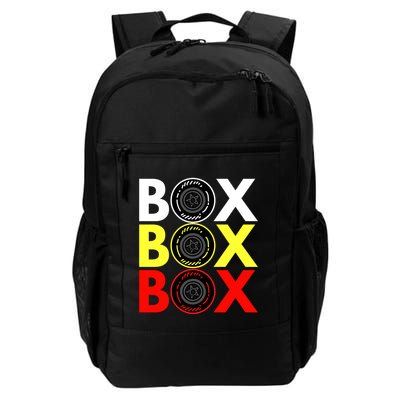 Formula Racing Car Box Box Box Radio Call To PitBox Car Race Backpack