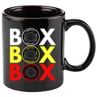 Formula Racing Car Box Box Box Radio Call To PitBox Car Race 11oz C Handle Ceramic Mug