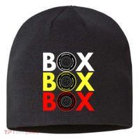 Formula Racing Car Box Box Box Radio Call To PitBox Car Race Sustainable Beanie