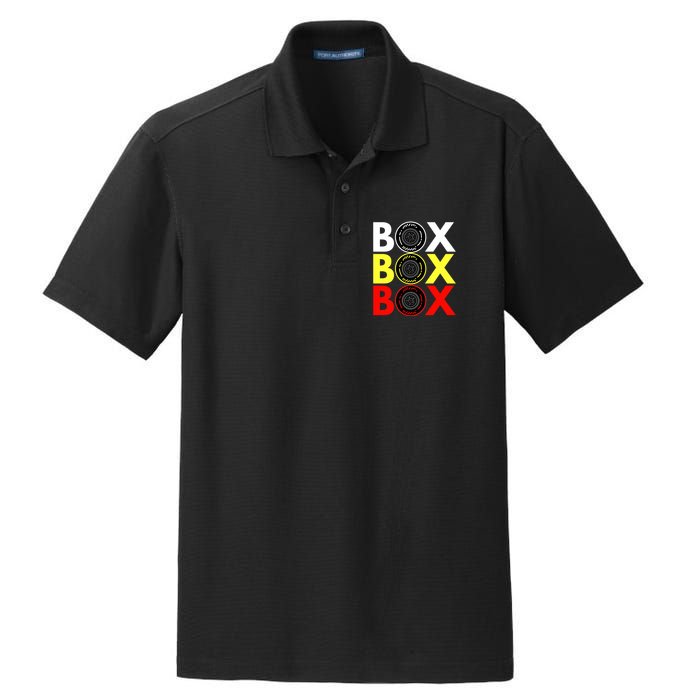 Formula Racing Car Box Box Box Radio Call To PitBox Car Race Dry Zone Grid Polo