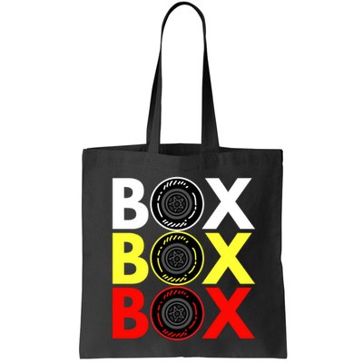 Formula Racing Car Box Box Box Radio Call To PitBox Car Race Bag