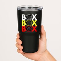 Formula Racing Car Box Box Box Radio Call To PitBox Car Race Tumbler