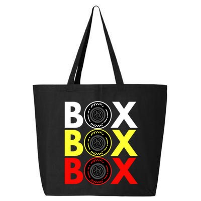 Formula Racing Car Box Box Box Radio Call To PitBox Car Race 25L Jumbo Tote