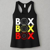 Formula Racing Car Box Box Box Radio Call To PitBox Car Race Womens Tank Top