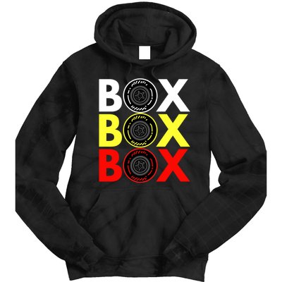 Formula Racing Car Box Box Box Radio Call To PitBox Car Race Tie Dye Hoodie