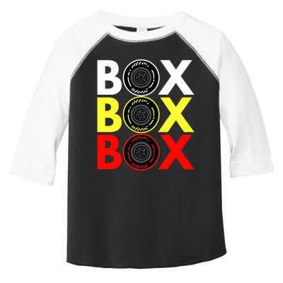 Formula Racing Car Box Box Box Radio Call To PitBox Car Race Toddler Fine Jersey T-Shirt