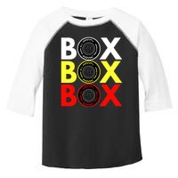 Formula Racing Car Box Box Box Radio Call To PitBox Car Race Toddler Fine Jersey T-Shirt