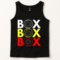 Formula Racing Car Box Box Box Radio Call To PitBox Car Race Tank Top