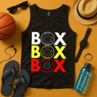 Formula Racing Car Box Box Box Radio Call To PitBox Car Race Tank Top