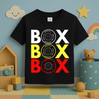 Formula Racing Car Box Box Box Radio Call To PitBox Car Race Toddler T-Shirt