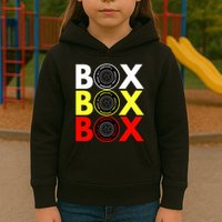 Formula Racing Car Box Box Box Radio Call To PitBox Car Race Kids Hoodie