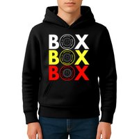 Formula Racing Car Box Box Box Radio Call To PitBox Car Race Kids Hoodie
