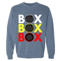 Formula Racing Car Box Box Box Radio Call To PitBox Car Race Garment-Dyed Sweatshirt