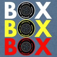 Formula Racing Car Box Box Box Radio Call To PitBox Car Race Garment-Dyed Sweatshirt