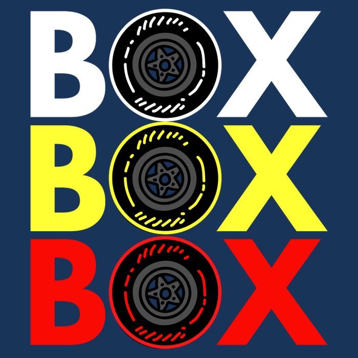Formula Racing Car Box Box Box Radio Call To PitBox Car Race Infant Baby Jersey Bodysuit