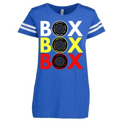 Formula Racing Car Box Box Box Radio Call To PitBox Car Race Enza Ladies Jersey Football T-Shirt