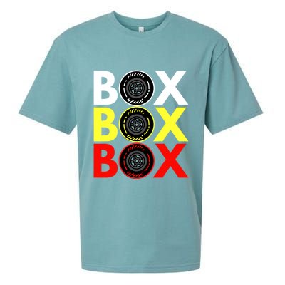 Formula Racing Car Box Box Box Radio Call To PitBox Car Race Sueded Cloud Jersey T-Shirt