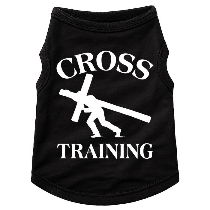 Funny Religous Cross Training Doggie Tank