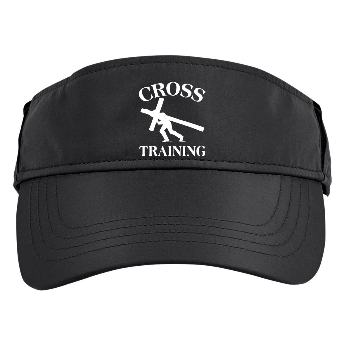 Funny Religous Cross Training Adult Drive Performance Visor