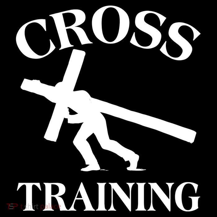 Funny Religous Cross Training Flatbill Hat