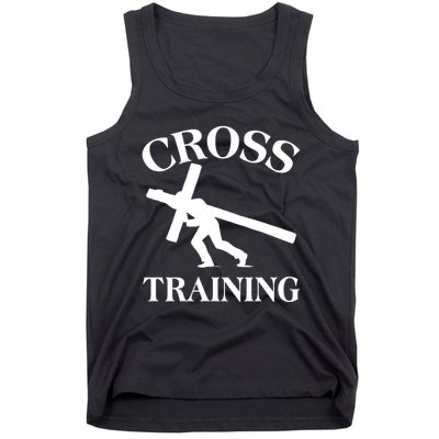 Funny Religous Cross Training Tank Top