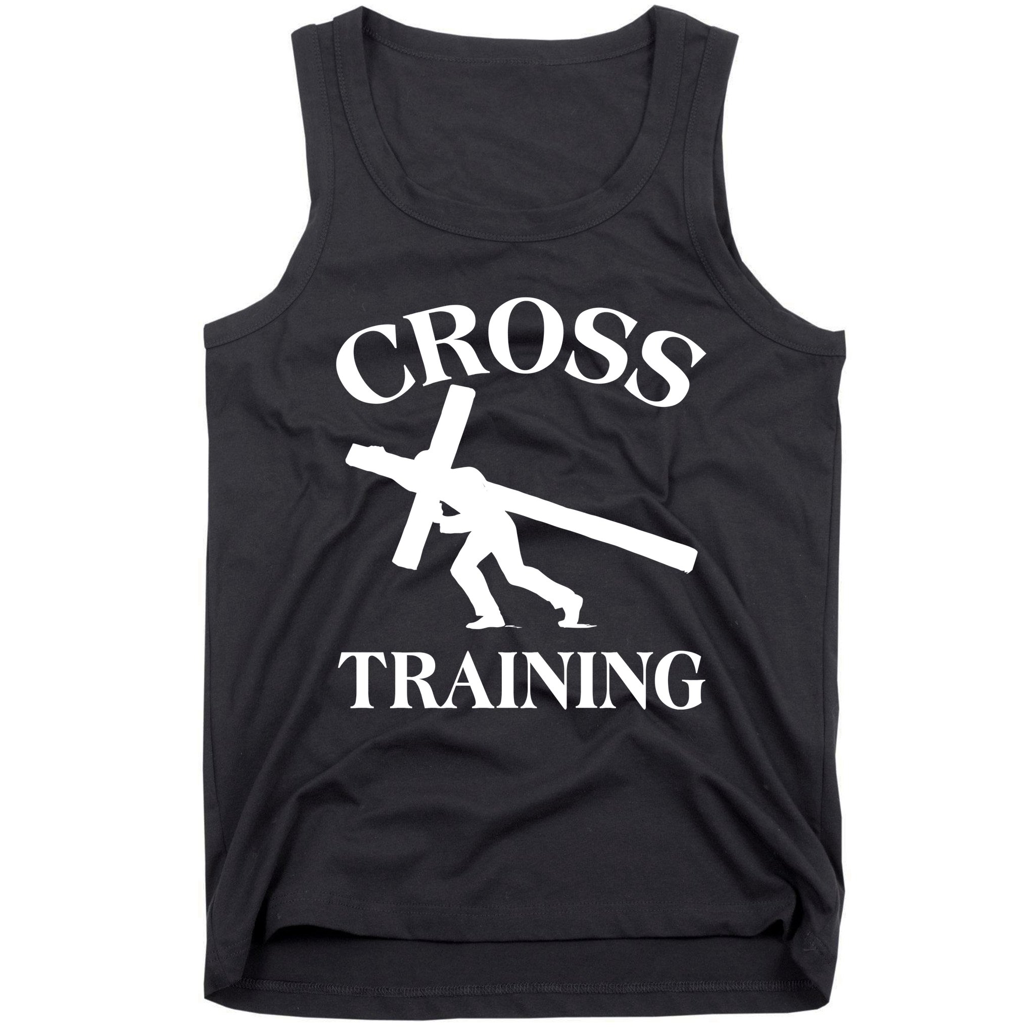 Funny Religous Cross Training Tank Top