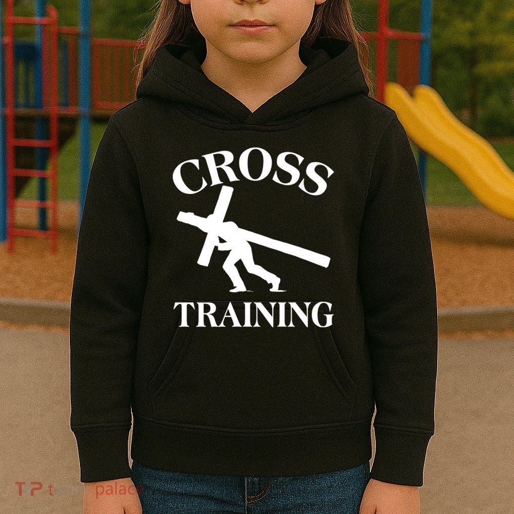 Funny Religous Cross Training Kids Hoodie