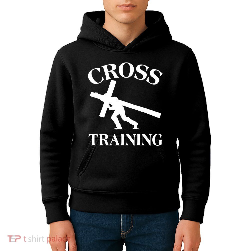 Funny Religous Cross Training Kids Hoodie