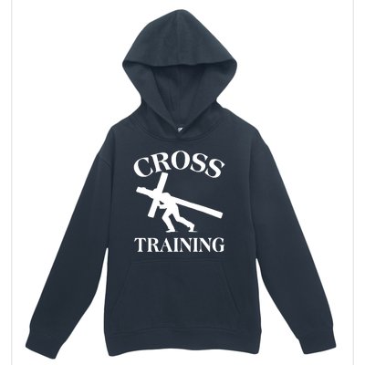 Funny Religous Cross Training Urban Pullover Hoodie