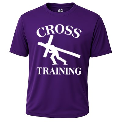 Funny Religous Cross Training Performance Shirt