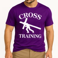 Funny Religous Cross Training Performance Shirt