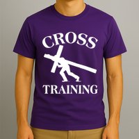 Funny Religous Cross Training T-Shirt
