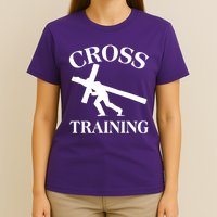 Funny Religous Cross Training T-Shirt