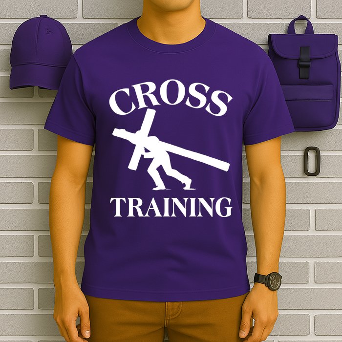 Funny Religous Cross Training T-Shirt