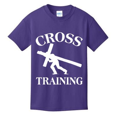 Funny Religous Cross Training Kids T-Shirt