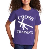 Funny Religous Cross Training Kids T-Shirt