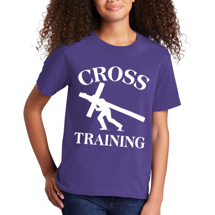 Funny Religous Cross Training Kids T-Shirt