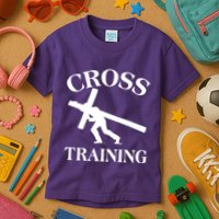 Funny Religous Cross Training Kids T-Shirt