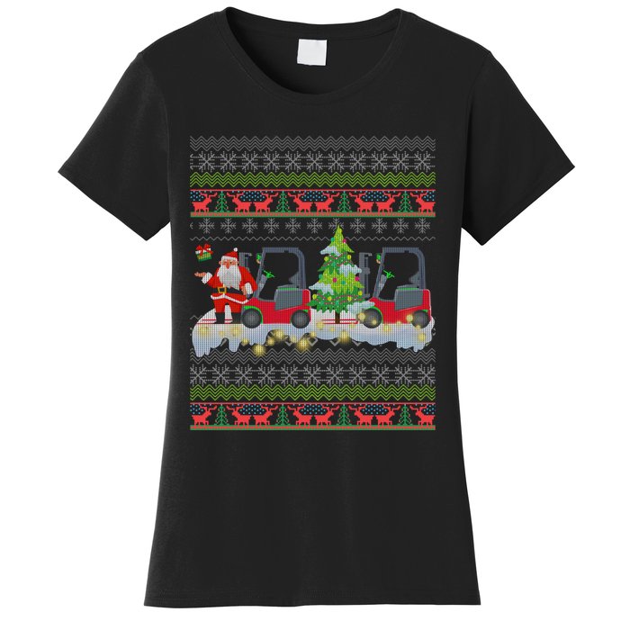 Formula Racing Car Christmas Tree Women's T-Shirt