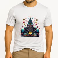 Formula Racing Car Christmas Tree Cooling Performance Crew T-Shirt
