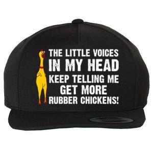 Funny Rubber Chicken Gift Rubber Chicken Costume Wool Snapback Cap