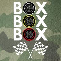 Formula Racing Car, Box Box Box Radio Call To PitBox Car Race Legacy Tie Dye Trucker Hat