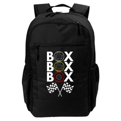 Formula Racing Car, Box Box Box Radio Call To PitBox Car Race Backpack