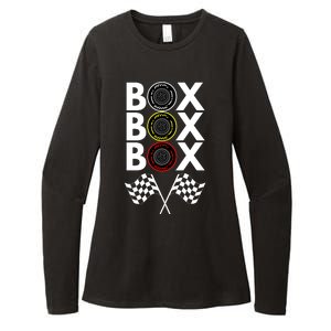 Formula Racing Car, Box Box Box Radio Call To PitBox Car Race Womens CVC Long Sleeve Shirt