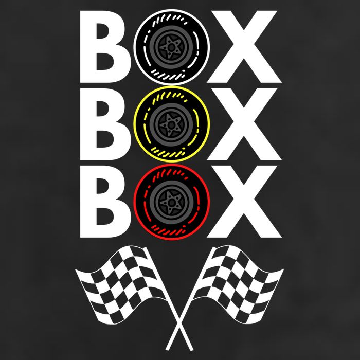 Formula Racing Car, Box Box Box Radio Call To PitBox Car Race Crop Fleece Hoodie