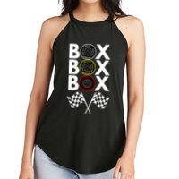 Formula Racing Car, Box Box Box Radio Call To PitBox Car Race Women's Perfect Tri Rocker Tank