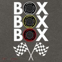 Formula Racing Car, Box Box Box Radio Call To PitBox Car Race Cotton Canvas Backpack