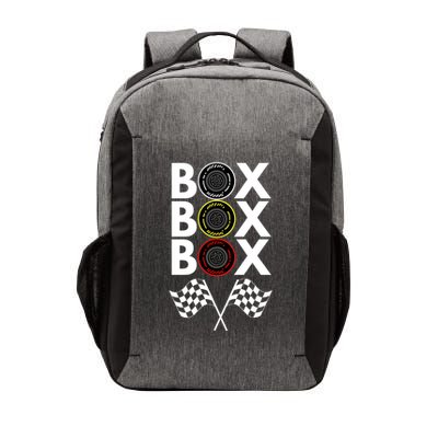Formula Racing Car, Box Box Box Radio Call To PitBox Car Race Vector Backpack